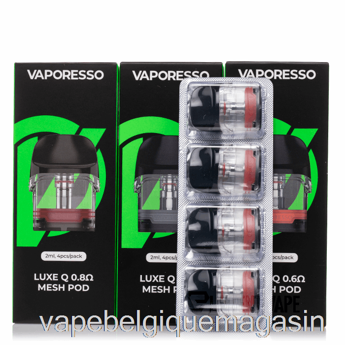 Vape Juice Vaporesso Luxe Q Dosettes De Remplacement 0,8ohm Luxe Q Pods (paquet De 4)